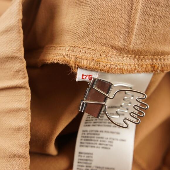 L'Agence Rochelle Coated Hazelnut Brown Pull On Jeans Womens Sz L / G - Picture 7 of 9